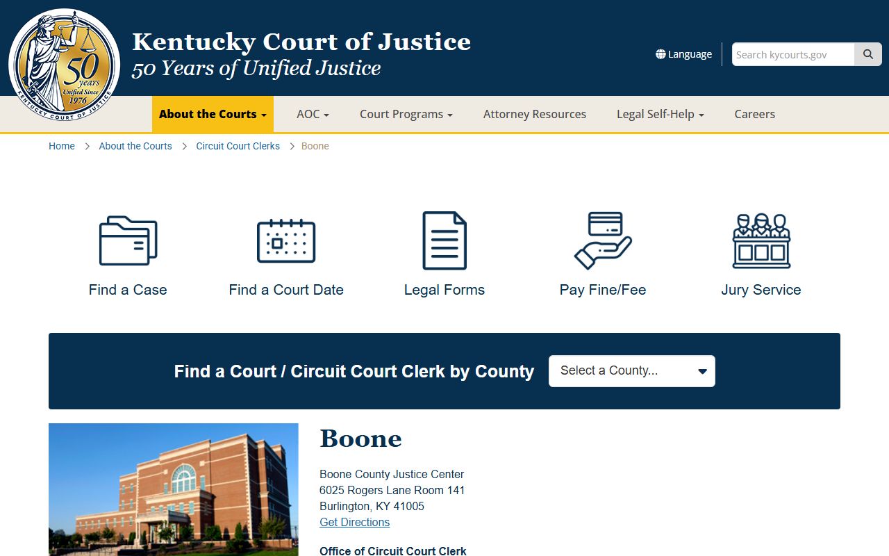 Boone County Court Records Circuit Court