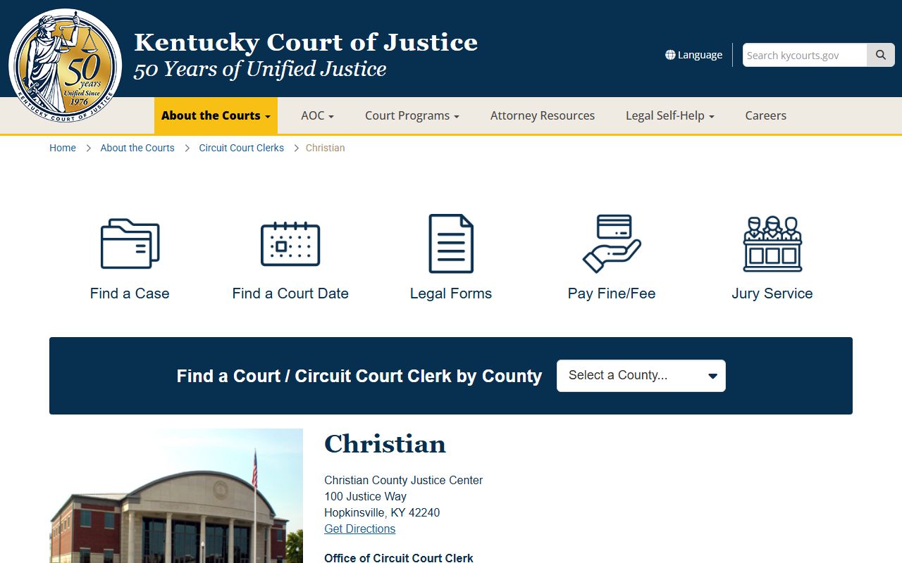 Christian County Court Records Circuit Court