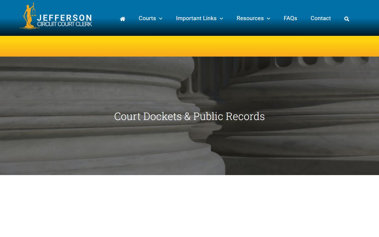 Jefferson County Court Records
